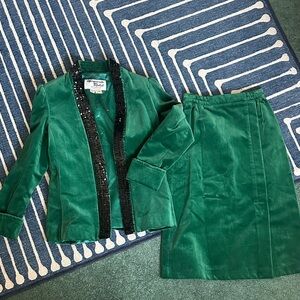 Vintage Marguerite Rubel San Francisco custom velvet set